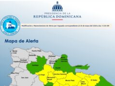 COE eleva a 10 las provincias en alerta amarilla por lluvias
