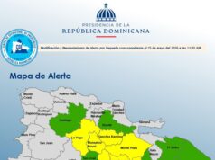 COE mantiene 15 provincias en alerta por lluvias este lunes