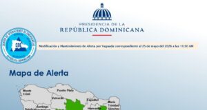 COE mantiene 15 provincias en alerta por lluvias este lunes