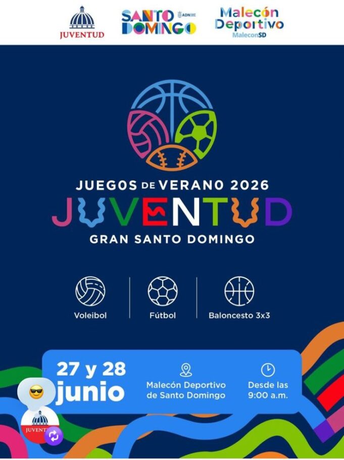 Juegos de Verano 2026 Juventud arranca el fin de semana en Santo Domingo