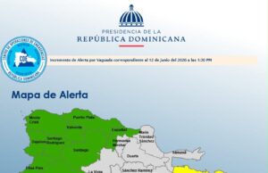COE eleva alertas por lluvias y coloca dos provincias en amarillo