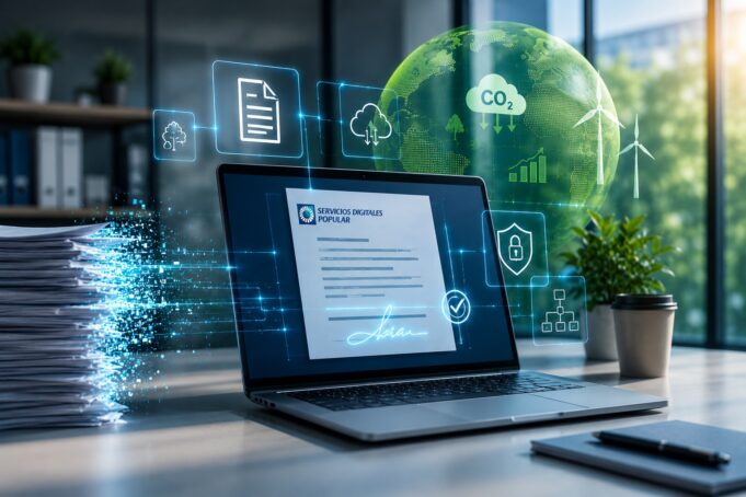 Servicios Digitales Popular supera el millón de hojas de papel ahorradas con iniciativas de sostenibilidad