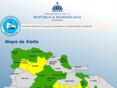 COE aumenta provincias en alerta amarilla y verde por incidencia de vaguada
