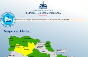 COE aumenta provincias en alerta amarilla y verde por incidencia de vaguada