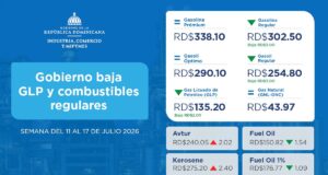 Gobierno dispone rebajas en el GLP, la gasolina y el gasoil regular para la próxima semana