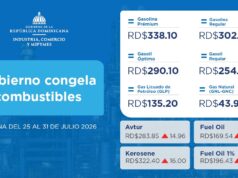 Gobierno mantiene sin cambios los precios de los combustibles y subsidia RD$1,149 millones