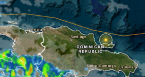 Temblor de magnitud 4.6 se registra próximo a Las Terrenas
