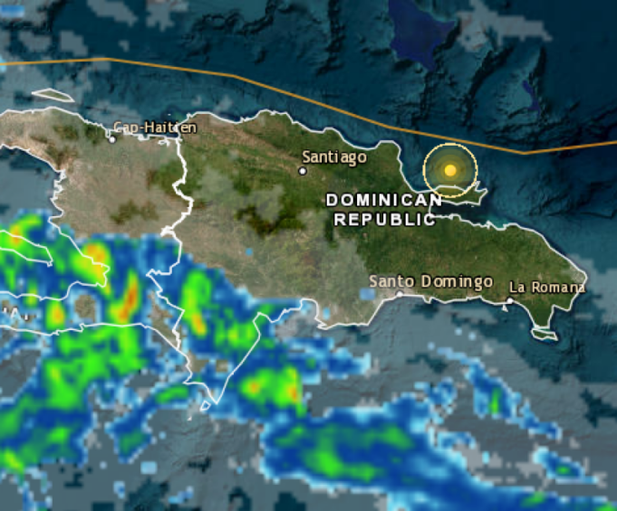 Temblor de magnitud 4.6 se registra próximo a Las Terrenas