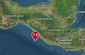 Fuerte terremoto de magnitud 7.4 sacude el sur de México