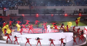 Más de 900 artistas dominicanos iluminaron la ceremonia inaugural de los Juegos Centroamericanos 2026