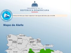 COE coloca nueve provincias bajo alerta verde por lluvias