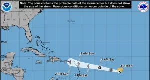 Dolly perdería fuerza, pero dejaría lluvias en RD y Puerto Rico