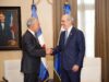 Abinader y Asfura se reúnen en el Palacio Nacional para fortalecer cooperación entre RD y Honduras