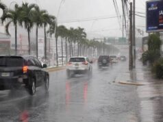 Vaguada provocará aguaceros y tronadas este lunes en varias zonas de RD